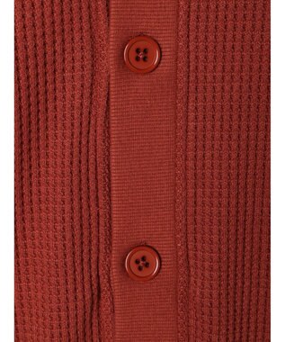 CRAFT STANDARD BOUTIQUE ワッフルカーディガン Brick Red