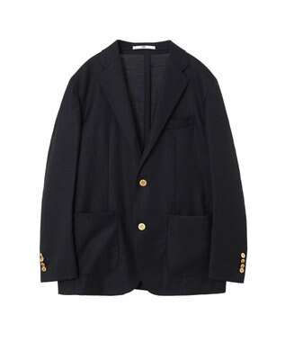 DAKS ストレッチウールジャケット ネイビー