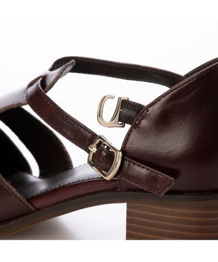 ing <ing>Tストラップグルカシューズ ダークブラウン