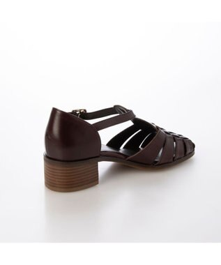 ing <ing>Tストラップグルカシューズ ダークブラウン