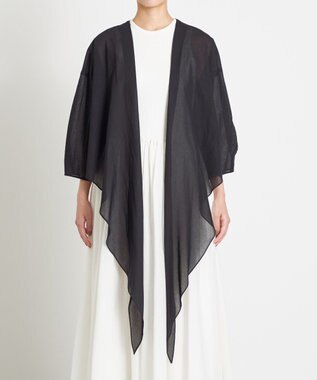 NAVE 【Nave 　洗える】マルチウェイシアーブラウス ブラック系