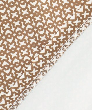 23区GOLF 【WOMEN】モノグラムプリントモックネック ブラウン系5