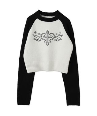 WEGO フラッフィーラグランちびニット 柄2