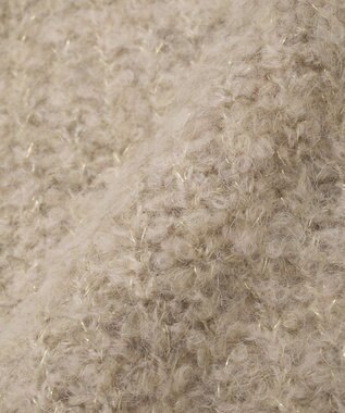 earth music&ecology 【ベルト付き】ＭＩＸカラーブークレカーディガン Light Blue