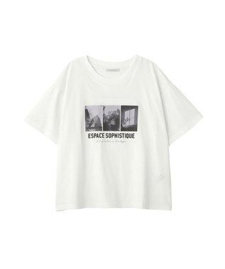 Green Parks 汗染み防止ボックスロゴＴシャツ White