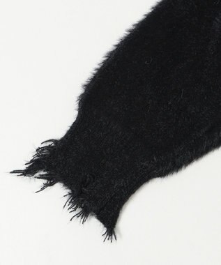 WEGO バタフライダメージニット ブラック