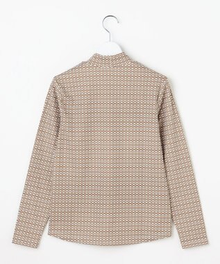 23区GOLF 【WOMEN】モノグラムプリントモックネック ブラウン系5