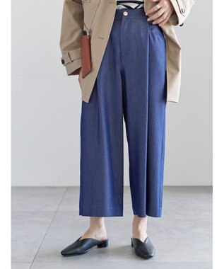 Te chichi タックポケットワイドクロップトパンツ