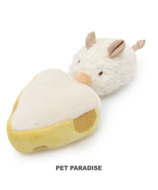 PET PARADISE ペットパラダイス ぶるぶる トイ《白 ねずみ》