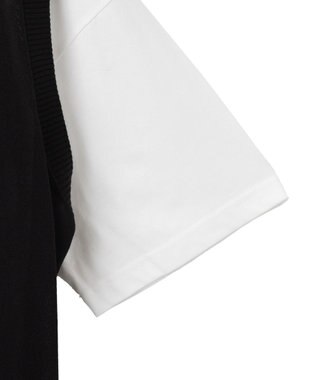 WEGO 【ユニセックス着用ITEM/2点セット】アンサンブルゲームロゴニットベスト ブラック