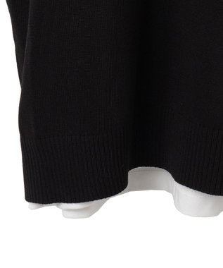 WEGO 【ユニセックス着用ITEM/2点セット】アンサンブルゲームロゴニットベスト ブラック