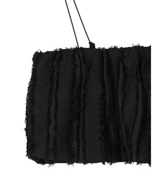 Green Parks ・ＡＮＤ　ＳＥＡＲＣＨフリンジストライプバルーンキャミ Black