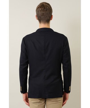 DAKS ストレッチウールジャケット ネイビー