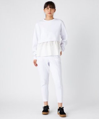 OP／FILA 【ocean pacific】らくティブ/ダンボールイージーテーパードパンツ アイボリー