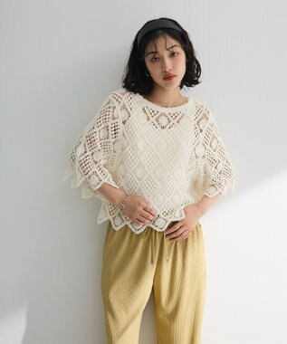 Green Parks ・ＳＵＧＡＲ　ＳＰＯＯＮ　クロシェプルオーバー Ivory