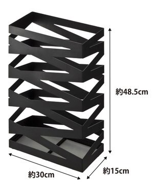 tower かさたて ロックワイド ブラック ブラック