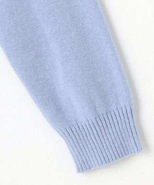 組曲 KIDS 【150-160㎝】リボンカラー カーディガン サックスブルー系