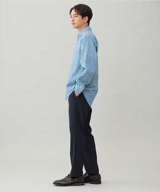 UNFILO MENS 【男女兼用】クリーンチェック ネルシャツ ブルーチェック