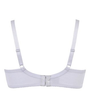 WACOAL ブラジャー フルカップブラ 上胸にフィット 外付けワイヤー ラクなつけごこち 綿混素材(バック) まるみのあるナチュラルシルエット 【EverChic】 レディース BRB284 /ワコール グレー