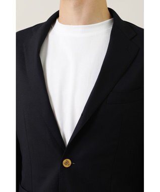 DAKS ストレッチウールジャケット ネイビー