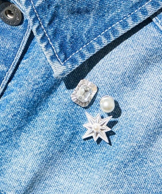 AMERICAN HOLIC アソート３ピースブローチ Silver