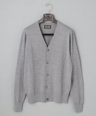 GOTAIRIKU ハイゲージ＿カーディガン ライトグレー系