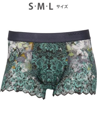 WACOAL MEN WACOAL MEN ボクサーパンツ 【レースボクサー】 フロント快適グラマラス 通気性 前閉じ 下着 メンズ WT3827 /ワコールメン