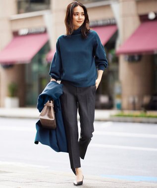 自由区 【WEB限定カラーあり・撥水加工】TRギャバテーパード パンツ グレー系