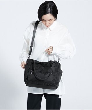 Y'SACCS 【Y’SACCS vous et】ポーチ付き3WAYトート ブラック