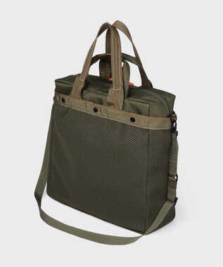 Paul Smith PSメッシュ 2WAYトートバッグ カーキ