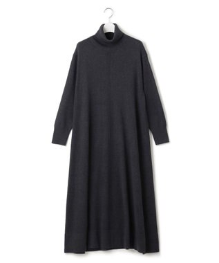 J.PRESS YORK STREET 【WOMEN】ANTI PILLING WOOL Aラインワンピース グレー系