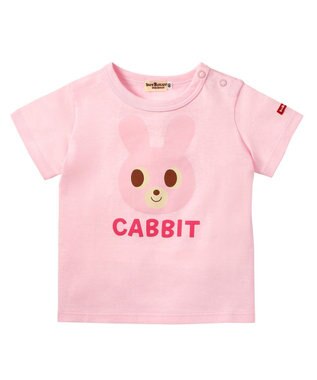 MIKI HOUSE HOT BISCUITS キャラクタープリント半袖Tシャツ ピンク