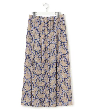 23区 S 【洗える】Ratti ヴィンテージペイズリープリント スカート ブループリント