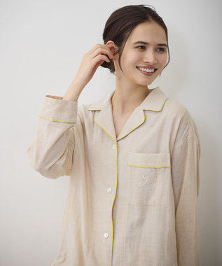 自由区 【12月25日(木)までの期間限定・受注生産】オーガニックコットン パジャマ イエロー