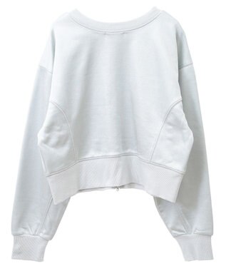 Green Parks サテンボンディングＺｉｐカーディガン Mint