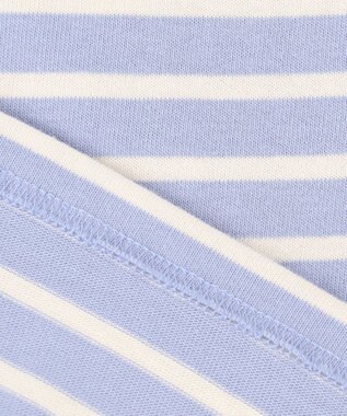 組曲 KIDS 【110-140㎝】ボーダー ワンピース サックスブルー系1