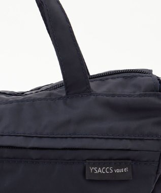 Y'SACCS 【Y’SACCS vous et】サイドジップ2WAYミニトート ネイビー