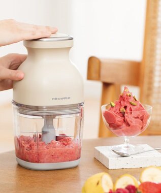 YAMATO テーブル＆キッチン 【レコルト】コードレスカプセルカッターボンヌ  クリームホワイト  RCP-7(W) ホワイト