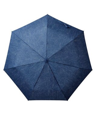MOONBAT 【ワイド＆耐風】 折りたたみ傘 デニムスター かなり大きめ58cm ディープブルー