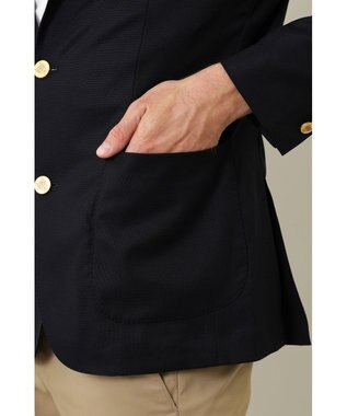 DAKS ストレッチウールジャケット ネイビー