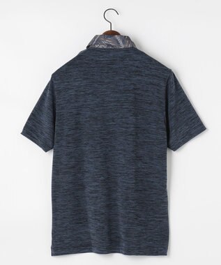 JOSEPH ABBOUD MOUNTAIN 【UNISEX】クールスキンガードポロシャツ ネイビー系