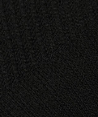 uncrave ランダムリブシアーニット タンクトップ ブラック