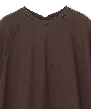 UNFILO L ライトウェイト スリーブレス スウェット ブラウン