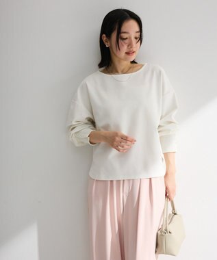 Green Parks パールスリーブカットプルオーバー Ecru