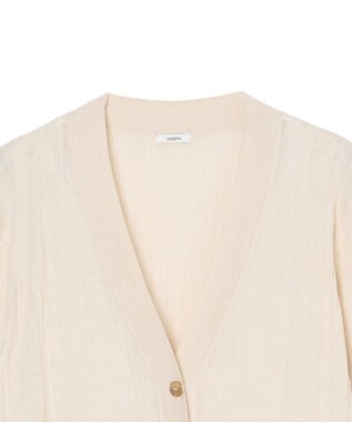 JOSEPH クリンクルリブ　カーディガン Marble