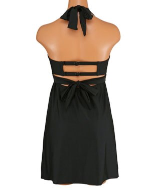 San-ai Resort（三愛水着楽園） ワコール定番商品カップ使用、GHIカップの大きなお胸に対応【グラマラスフィット】クロスワイヤーAライン水着　11EF-ML・13GHI-L LL ブラック