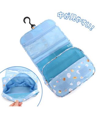 Mother garden しろたん トラベルポーチ 《食いしん坊柄》 食いしん坊柄