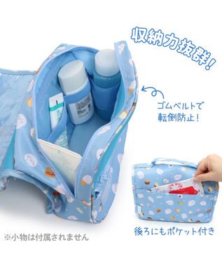 Mother garden しろたん トラベルポーチ 《食いしん坊柄》 食いしん坊柄