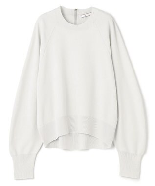 BEIGE， 【洗える】LAURA / ドライタッチバックジップニット L.Sage