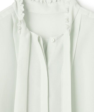 TOCCA PROMISE RIBBON ROSETTE ブラウス ライトグリーン系